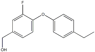 [4-(4-ethylphenoxy)-3-fluorophenyl]methanol Structure