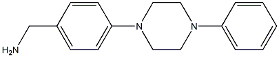 [4-(4-phenylpiperazin-1-yl)phenyl]methanamine 化学構造式