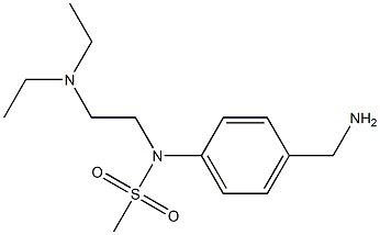 [4-(aminomethyl)phenyl]-N-[2-(diethylamino)ethyl]methanesulfonamide