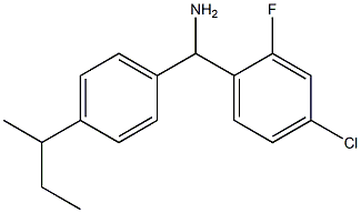 [4-(butan-2-yl)phenyl](4-chloro-2-fluorophenyl)methanamine