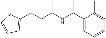 [4-(furan-2-yl)butan-2-yl][1-(2-methylphenyl)ethyl]amine|