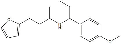 [4-(furan-2-yl)butan-2-yl][1-(4-methoxyphenyl)propyl]amine