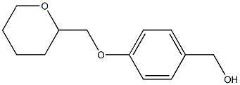 [4-(oxan-2-ylmethoxy)phenyl]methanol Struktur