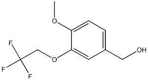 [4-methoxy-3-(2,2,2-trifluoroethoxy)phenyl]methanol,,结构式