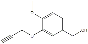 [4-methoxy-3-(prop-2-yn-1-yloxy)phenyl]methanol,,结构式