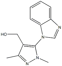 [5-(1H-1,3-benzodiazol-1-yl)-1,3-dimethyl-1H-pyrazol-4-yl]methanol