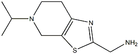 [5-(propan-2-yl)-4H,5H,6H,7H-pyrido[4,3-d][1,3]thiazol-2-yl]methanamine 结构式