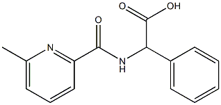{[(6-methylpyridin-2-yl)carbonyl]amino}(phenyl)acetic acid