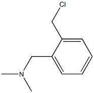 {[2-(chloromethyl)phenyl]methyl}dimethylamine Structure