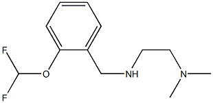 {[2-(difluoromethoxy)phenyl]methyl}[2-(dimethylamino)ethyl]amine Struktur