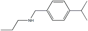 {[4-(propan-2-yl)phenyl]methyl}(propyl)amine Structure
