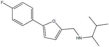 {[5-(4-fluorophenyl)furan-2-yl]methyl}(3-methylbutan-2-yl)amine Struktur