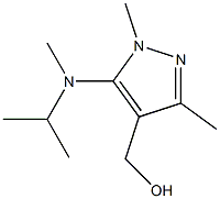 {1,3-dimethyl-5-[methyl(propan-2-yl)amino]-1H-pyrazol-4-yl}methanol,,结构式
