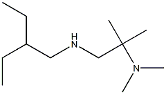 {1-[(2-ethylbutyl)amino]-2-methylpropan-2-yl}dimethylamine Struktur
