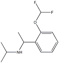 {1-[2-(difluoromethoxy)phenyl]ethyl}(propan-2-yl)amine