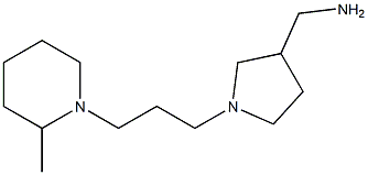 {1-[3-(2-methylpiperidin-1-yl)propyl]pyrrolidin-3-yl}methylamine Structure