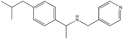 {1-[4-(2-methylpropyl)phenyl]ethyl}(pyridin-4-ylmethyl)amine