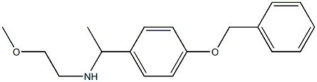 {1-[4-(benzyloxy)phenyl]ethyl}(2-methoxyethyl)amine