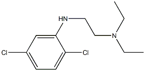 {2-[(2,5-dichlorophenyl)amino]ethyl}diethylamine,,结构式