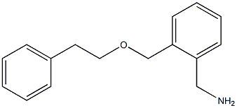 {2-[(2-phenylethoxy)methyl]phenyl}methanamine Structure