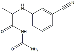 {2-[(3-cyanophenyl)amino]propanoyl}urea