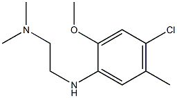 {2-[(4-chloro-2-methoxy-5-methylphenyl)amino]ethyl}dimethylamine