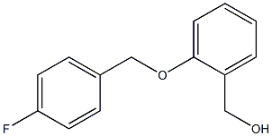 {2-[(4-fluorophenyl)methoxy]phenyl}methanol 化学構造式