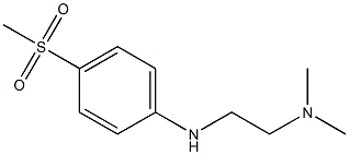 {2-[(4-methanesulfonylphenyl)amino]ethyl}dimethylamine Structure