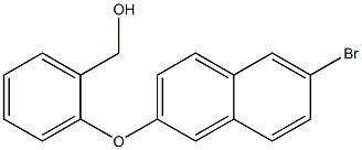 {2-[(6-bromonaphthalen-2-yl)oxy]phenyl}methanol Structure