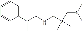 {2-[(dimethylamino)methyl]-2-methylpropyl}(2-phenylpropyl)amine Struktur