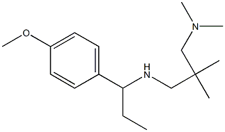 {2-[(dimethylamino)methyl]-2-methylpropyl}[1-(4-methoxyphenyl)propyl]amine