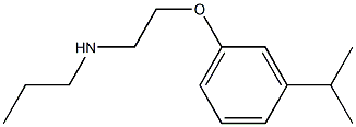 {2-[3-(propan-2-yl)phenoxy]ethyl}(propyl)amine