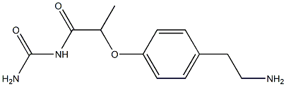 {2-[4-(2-aminoethyl)phenoxy]propanoyl}urea