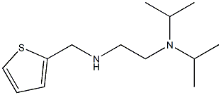 {2-[bis(propan-2-yl)amino]ethyl}(thiophen-2-ylmethyl)amine,,结构式