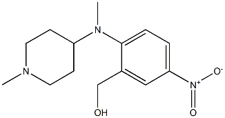  {2-[methyl(1-methylpiperidin-4-yl)amino]-5-nitrophenyl}methanol