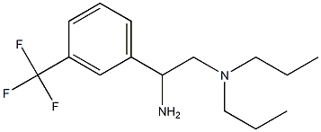 {2-amino-2-[3-(trifluoromethyl)phenyl]ethyl}dipropylamine Structure