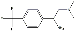 {2-amino-2-[4-(trifluoromethyl)phenyl]ethyl}dimethylamine Structure