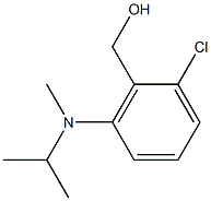 {2-chloro-6-[methyl(propan-2-yl)amino]phenyl}methanol,,结构式