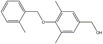 {3,5-dimethyl-4-[(2-methylphenyl)methoxy]phenyl}methanol Structure