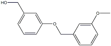 {3-[(3-methoxyphenyl)methoxy]phenyl}methanol Structure