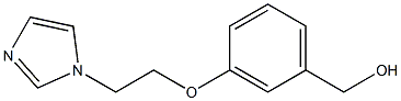 {3-[2-(1H-imidazol-1-yl)ethoxy]phenyl}methanol 化学構造式