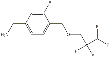  {3-fluoro-4-[(2,2,3,3-tetrafluoropropoxy)methyl]phenyl}methanamine