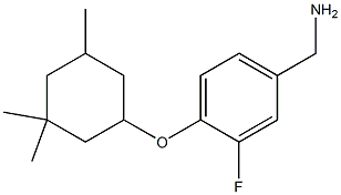 {3-fluoro-4-[(3,3,5-trimethylcyclohexyl)oxy]phenyl}methanamine|