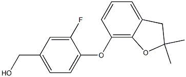 {4-[(2,2-dimethyl-2,3-dihydro-1-benzofuran-7-yl)oxy]-3-fluorophenyl}methanol