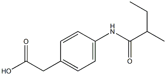 {4-[(2-methylbutanoyl)amino]phenyl}acetic acid