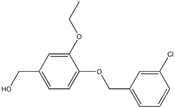 {4-[(3-chlorophenyl)methoxy]-3-ethoxyphenyl}methanol