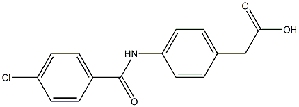 {4-[(4-chlorobenzoyl)amino]phenyl}acetic acid