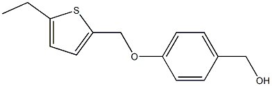 {4-[(5-ethylthiophen-2-yl)methoxy]phenyl}methanol Structure