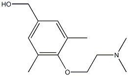 {4-[2-(dimethylamino)ethoxy]-3,5-dimethylphenyl}methanol Structure