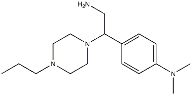 {4-[2-Amino-1-(4-propyl-piperazin-1-yl)-ethyl]-phenyl}-dimethyl-amine